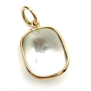 Antique Moonstone Cabochon in 9ct Yellow Gold Mount