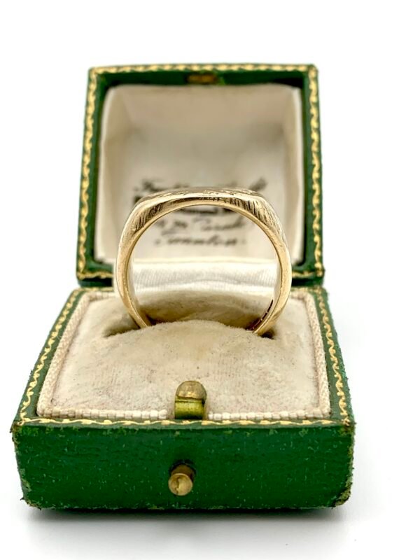 Heavy Vintage 9ct Gold Signet Ring - Image 5