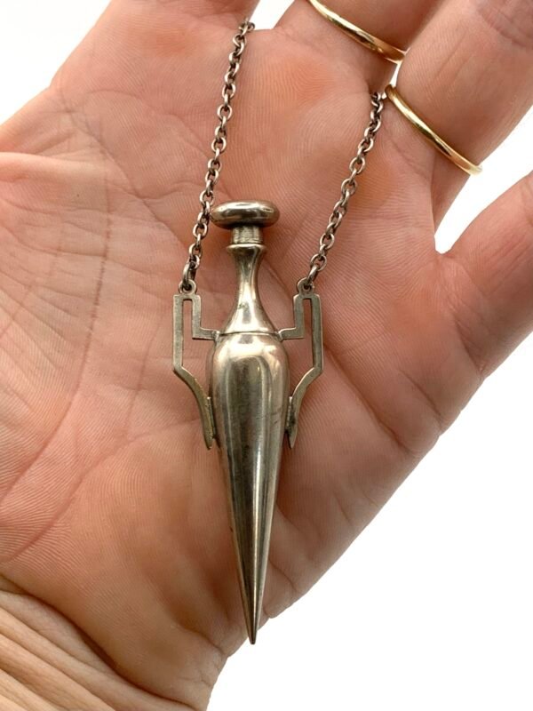 Antique Silver Amphora Scent Bottle - Image 2