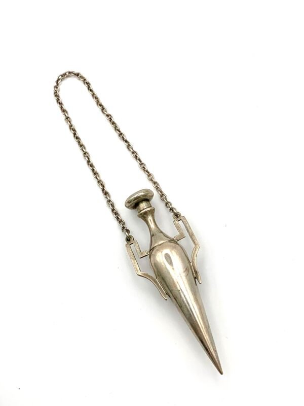 Antique Silver Amphora Scent Bottle - Image 3
