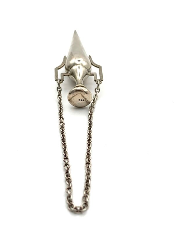 Antique Silver Amphora Scent Bottle - Image 7