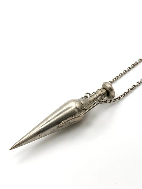 Antique Silver Amphora Scent Bottle - Image 4