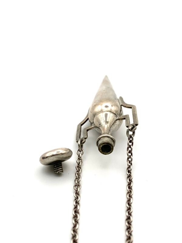 Antique Silver Amphora Scent Bottle - Image 8
