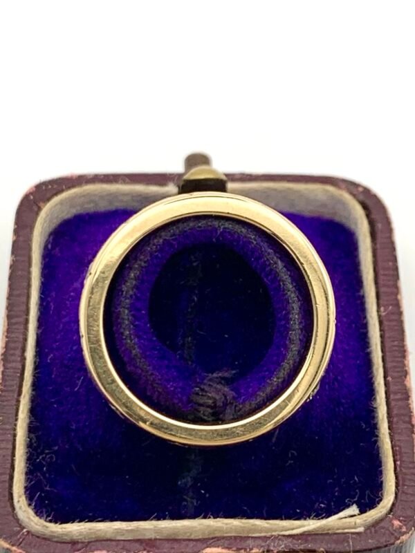 Vintage 9ct & Diamond Flush Set Band - Image 4
