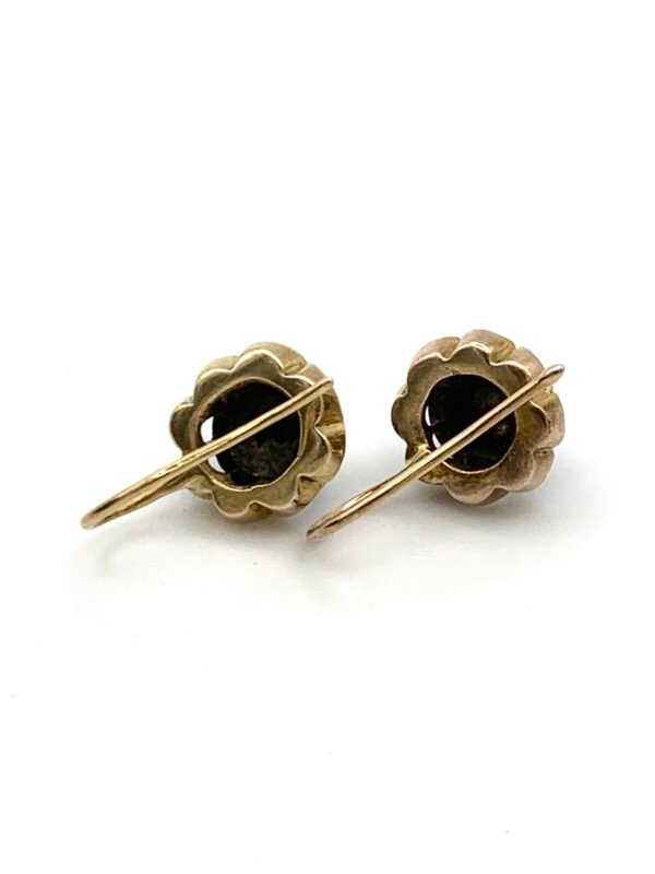 Victorian Turquoise Bombe 18ct Earrings - Image 7