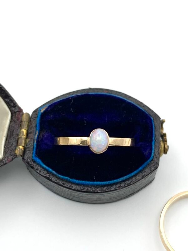 Antique Opal Cabochon Ring Stack x3 - Image 7