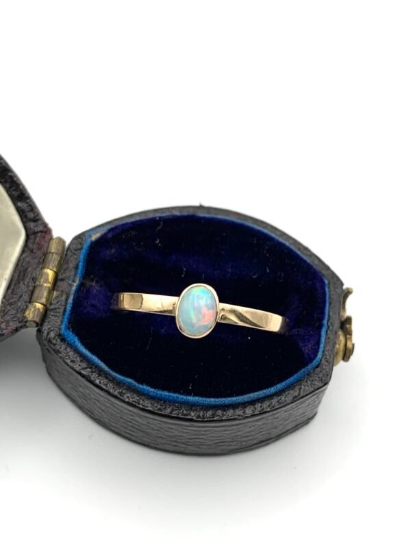 Antique Opal Cabochon Ring Stack x3 - Image 9