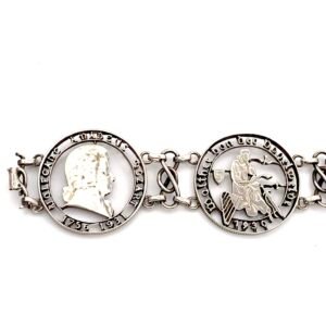 Antique Commemorative Coins  Bracelet with Mozart, Haydn, Schubert